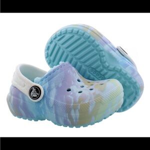 CROCS! Faux Fur Lined Kids Clogs